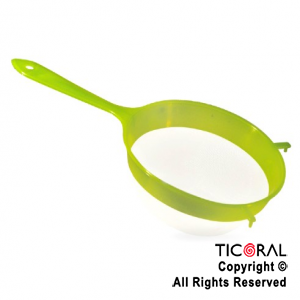 COLADOR N 19 CON MALLA PLASTICA DIAMETRO 19CM LARGO 34CM
